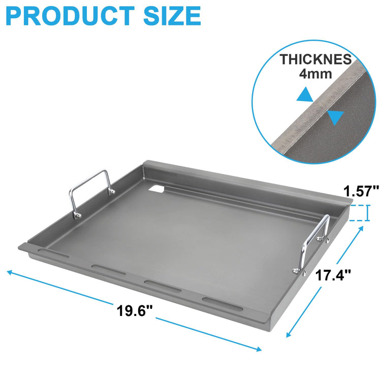Full Size Griddle Inserts for Weber Spirit 200 & II 200 Series Gas Grills
