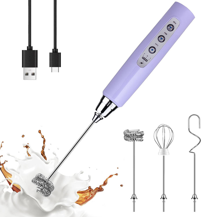 Handheld Milk Frother Wand for Coffee