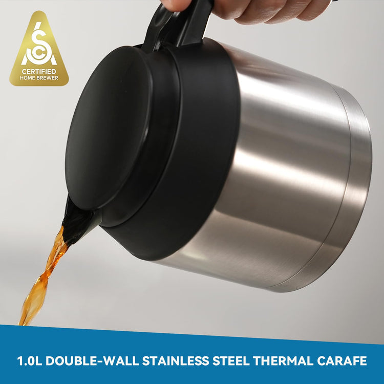 5 Cup Drip Coffee Maker Machine