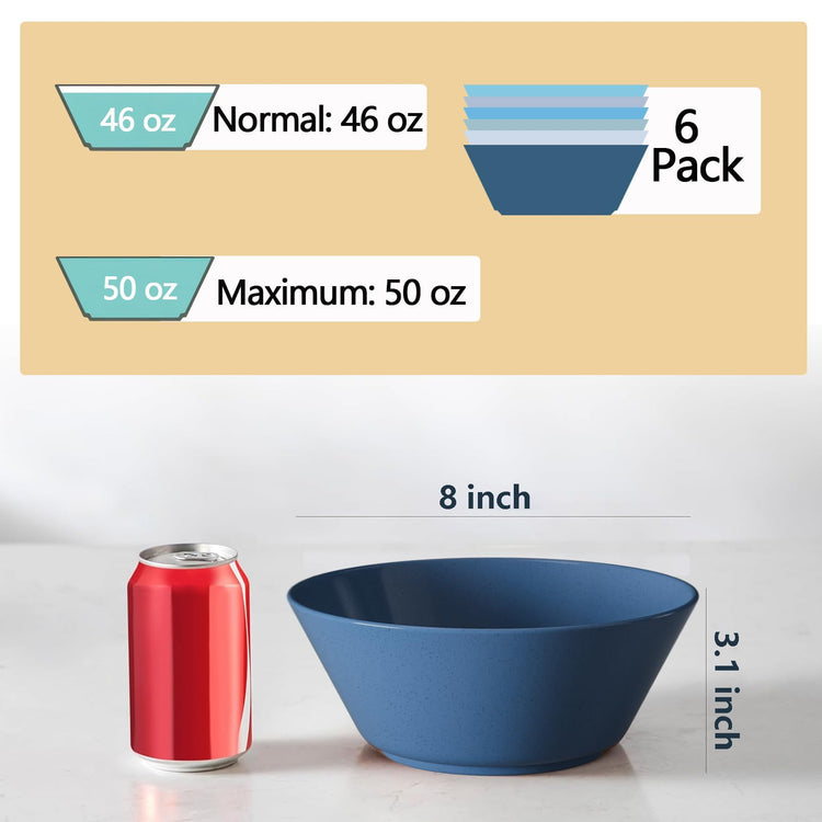 50 Oz Large Cereal Bowls