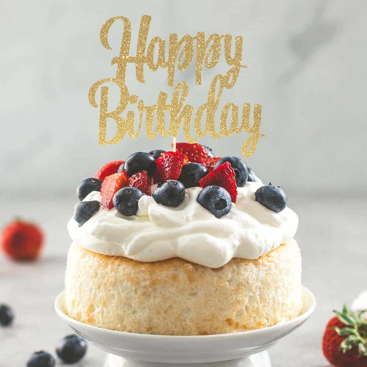 Happy Birthday cake topper