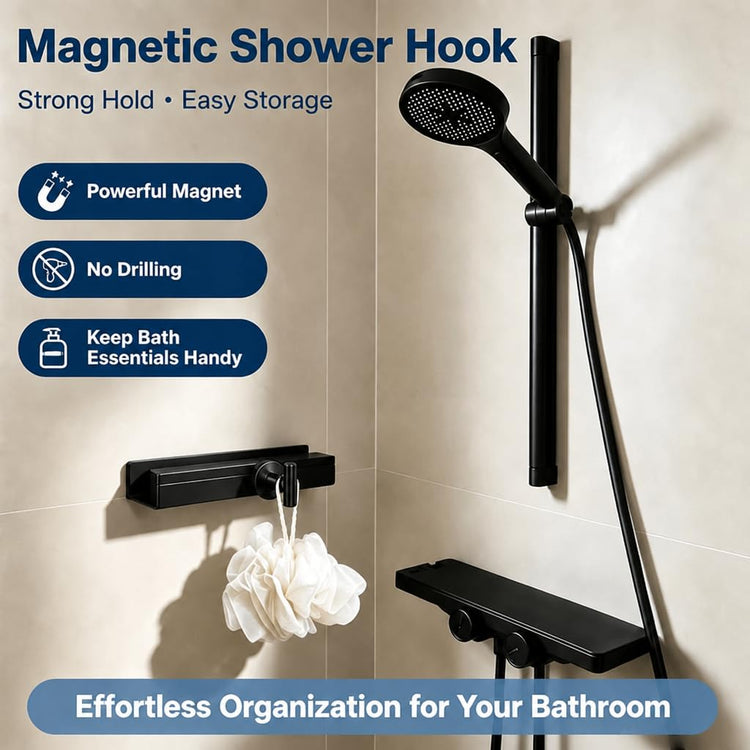 Magnetic Hooks Coat Magnet Hooks for Hanging (4 Count)