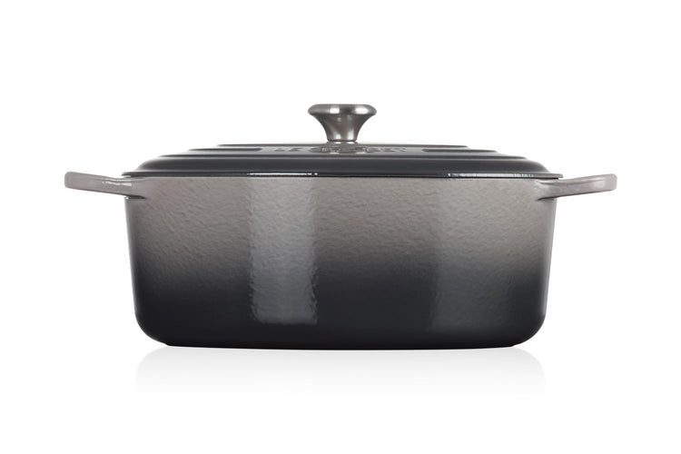 Enameled Cast Iron Oval Dutch Oven