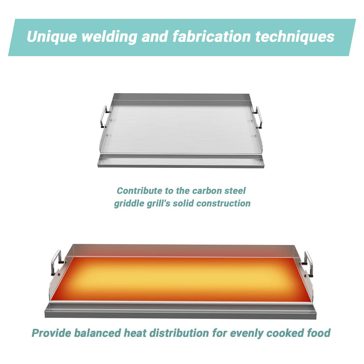 Universal Stainless Steel Griddle Plate