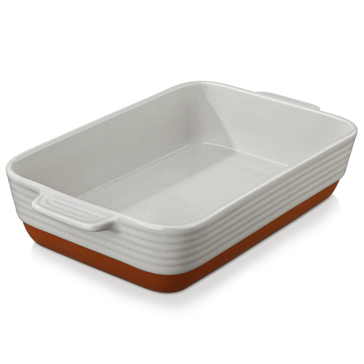 Large 9x13 Ceramic Baking Dish with Handles