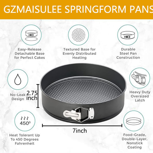 7 Inch Springform Cheesecake Pan with Removable Bottom