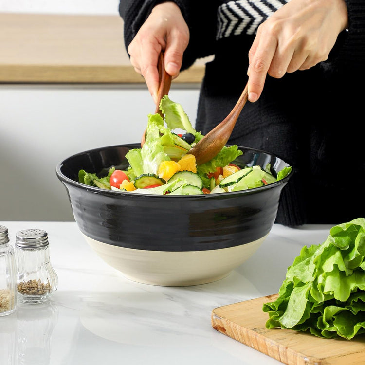 Large Ceramic Serving Bowls Set of 2 (2 Count)