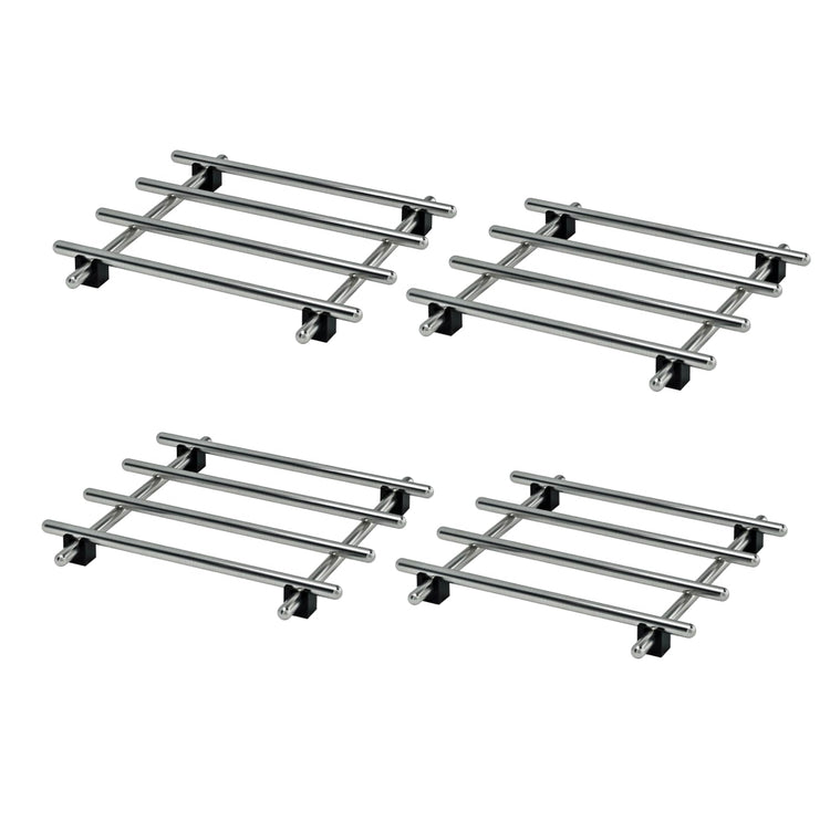 4Pcs Stainless Steel Trivet for Hot Dishes (4 Count)