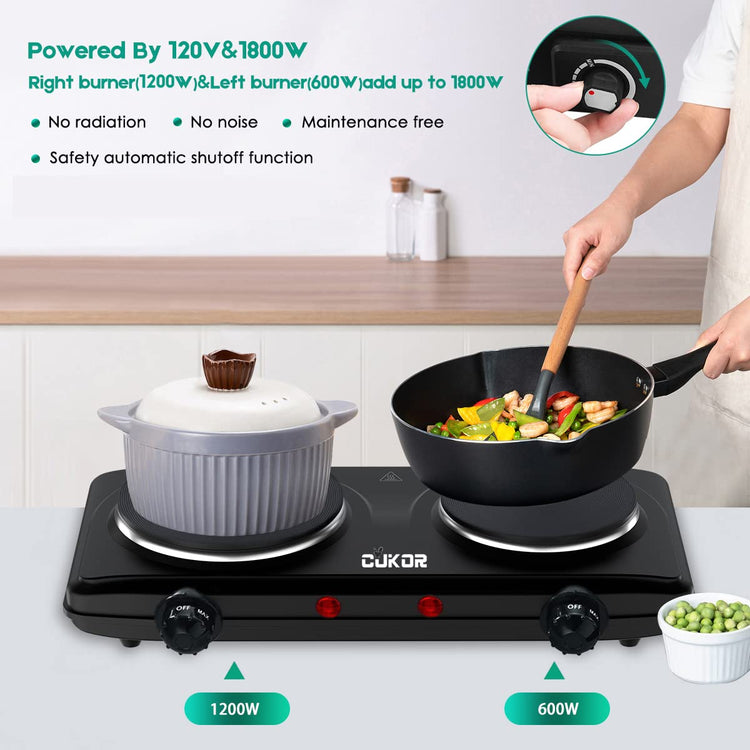 Double Cast Iron 2 Burner (2 Count)