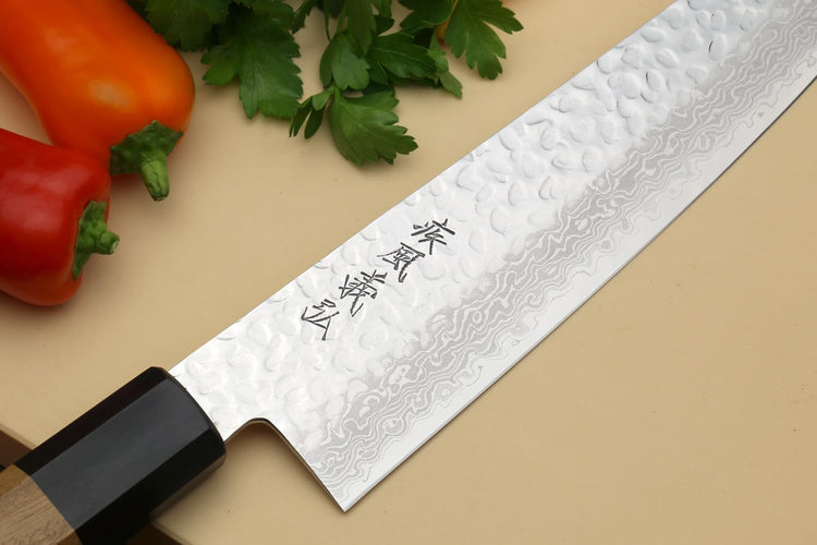 VG10 46 Layers Hammered Damascus Gyuto Japanese Chefs Knife