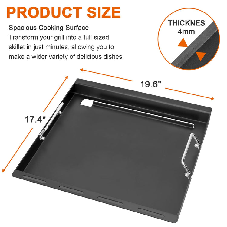 Full Size Griddle Inserts for Weber Spirit 300 Series