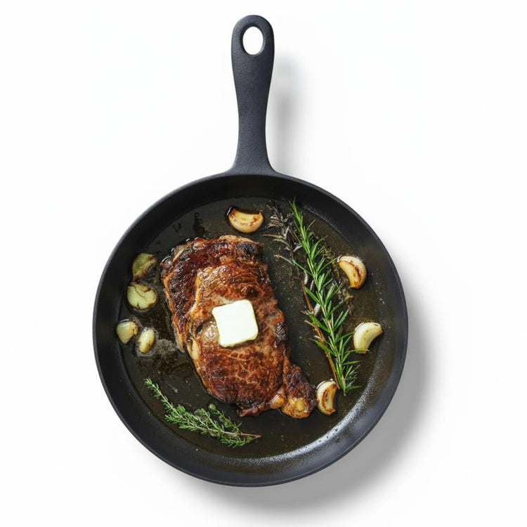 12 Inch Smooth Cast Iron Skillet