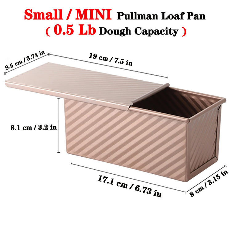 Small Pullman Loaf Pan with Lid