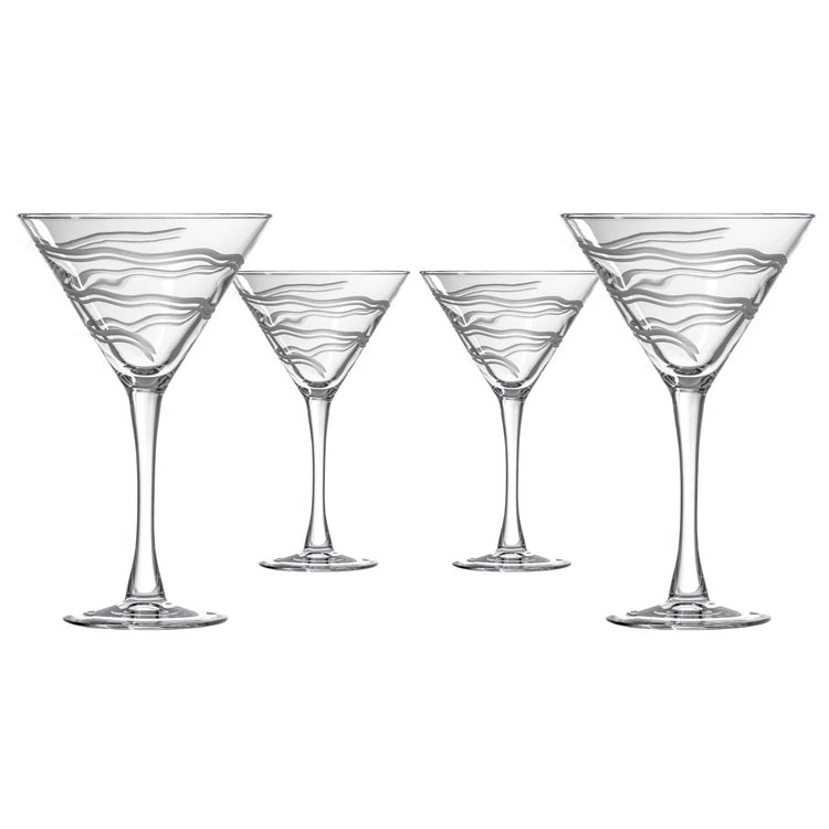 Good Vibrations Martini Glass (4 Count)