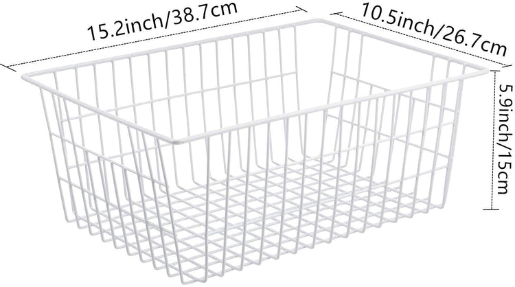 Wire Storage Baskets (6 Count)
