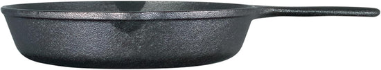 Lodge 9 Inch Cast Iron Pre-Seasoned Skillet – Signature Teardrop Handle - Use in the Oven, on the Stove, on the Grill, or Over a Campfire, Black - Nestoria