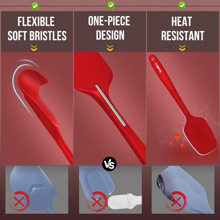 Silicone Spatula Set of 5 (5 Count)