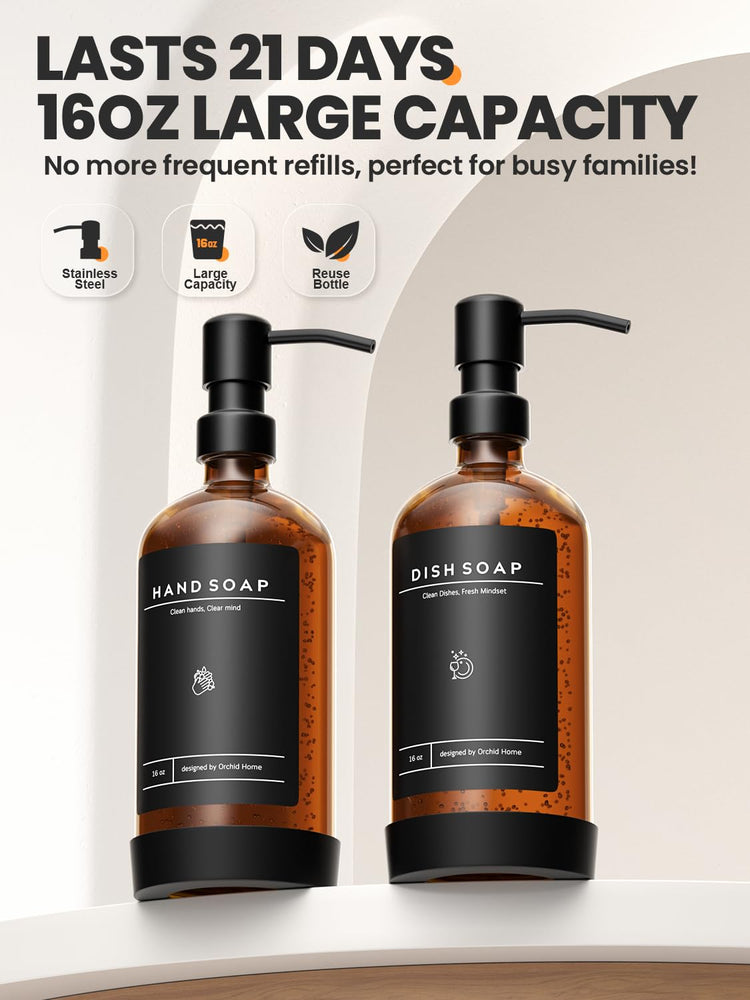 Luxury] Kitchen Soap Dispenser Set