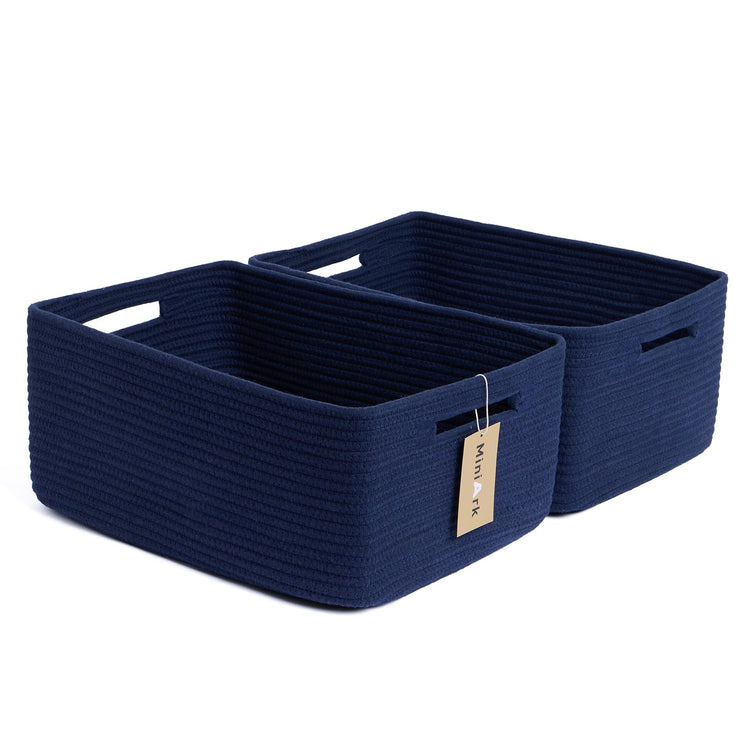 Large Storage Baskets for Shelves (2 Count)