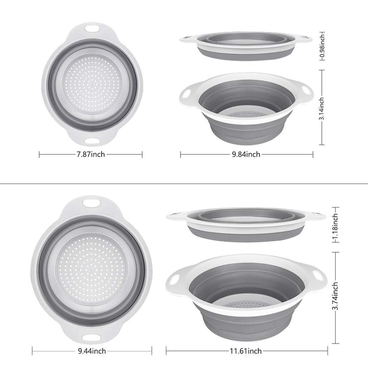 Collapsible Colander and Strainer Set of 3 (3 Count)