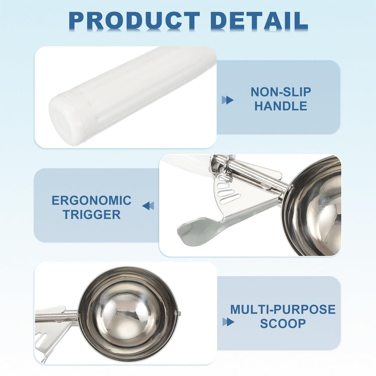 3 Pcs Cookie Scoops