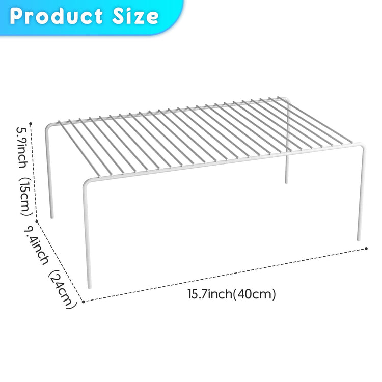 6Pack Cabinet Storage Shelf Rack (6 Count)