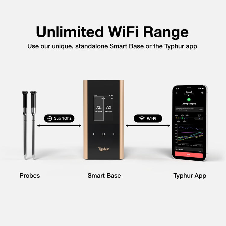 Sync Gold Wireless WiFi Meat Thermometer (2 Count)