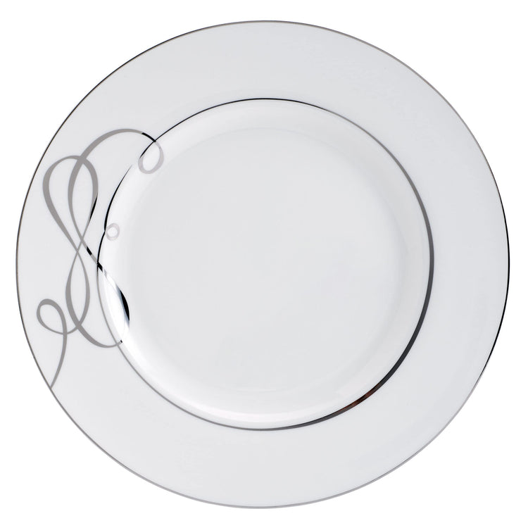 Love Story Platinum Banded Dinner Plates