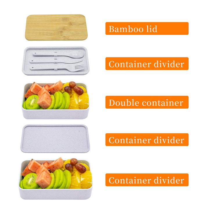 Bento Box Adult Lunch Box with lunch bag