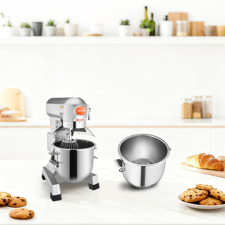 20Qt Commercial Food Mixer with Timing Function