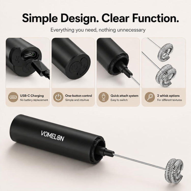 Rechargeable Milk Frother