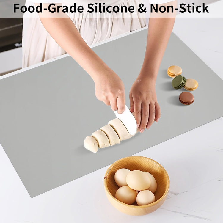 Silicone Mats for Kitchen Counter Thicker Extra Large Heat Resistant Mats Countertop Protector Liners for Bottom of Oven Air Fryer Coffee Maker