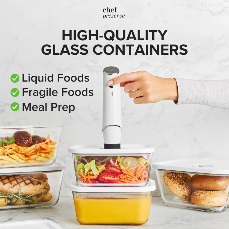 Compact Vacuum Sealer for Food (34 Count)