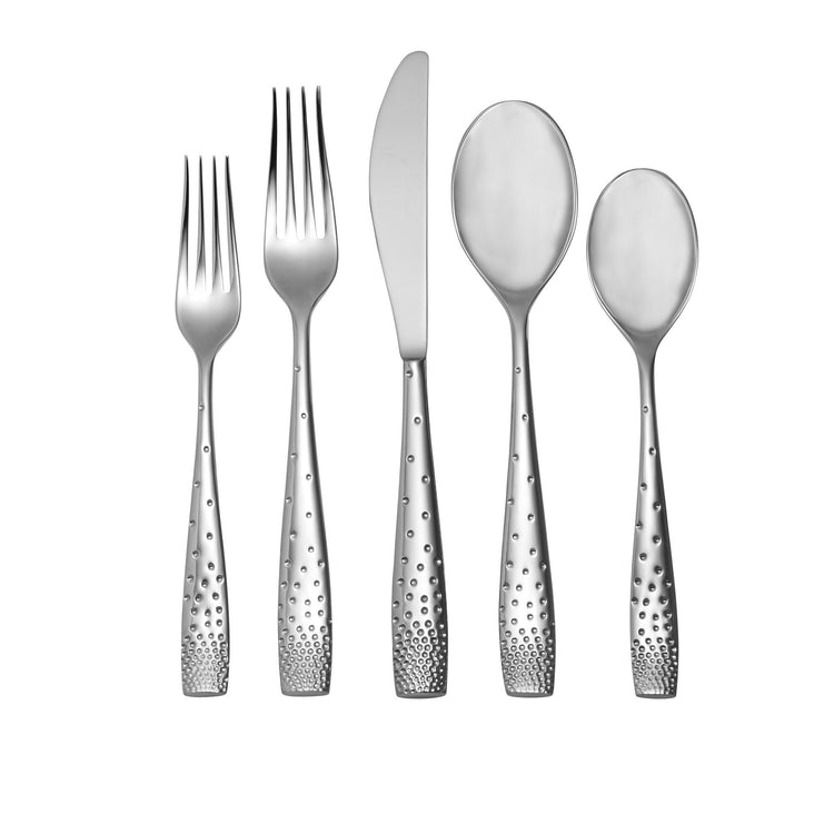 Dazzle 45 Piece Flatware Set Service for 8 Plus Butter Knife