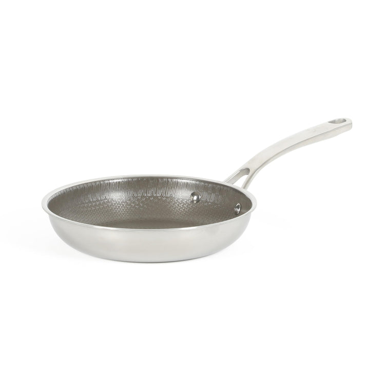 Badgley Hybrid Nonstick 8 Inch TriPly Stainless Steel Fry Pan & Stay Cool Handle