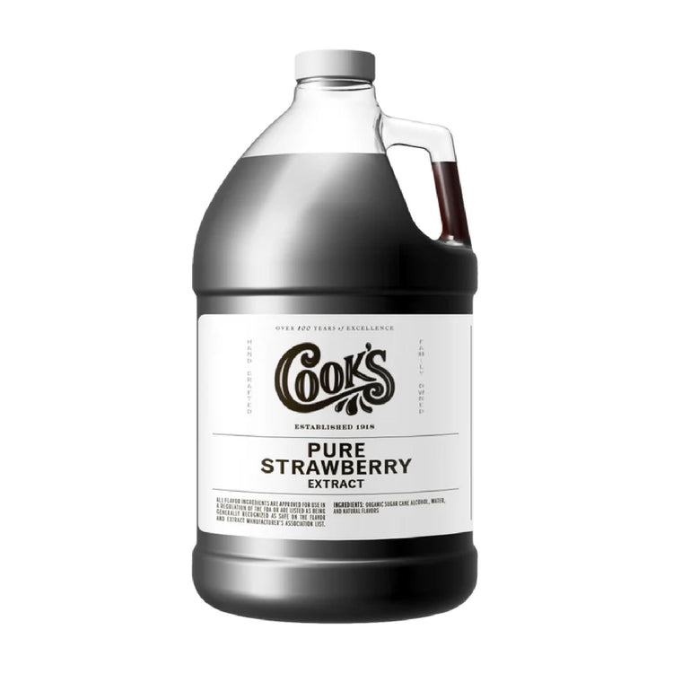Natural Strawberry Extract for Baking (128 Fl Oz)