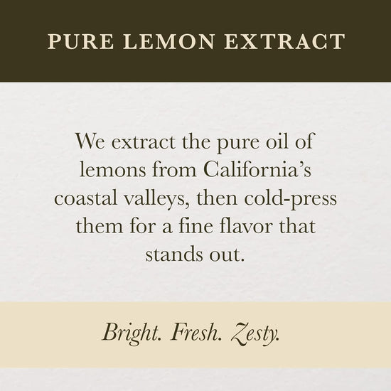 Cook's Pure Lemon Extract, Premium Quality, Cold Pressed Lemon, Sugar Free, Gluten Free, Allergen Free,16 oz - Nestoria