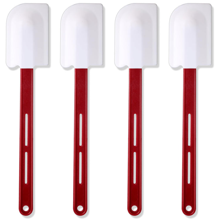 4 Pcs Rubber Spatulas Silicone Heat Resistant (4 Count)