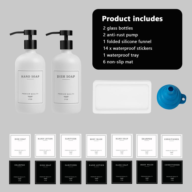 Kitchen Soap Dispenser (2 Count)