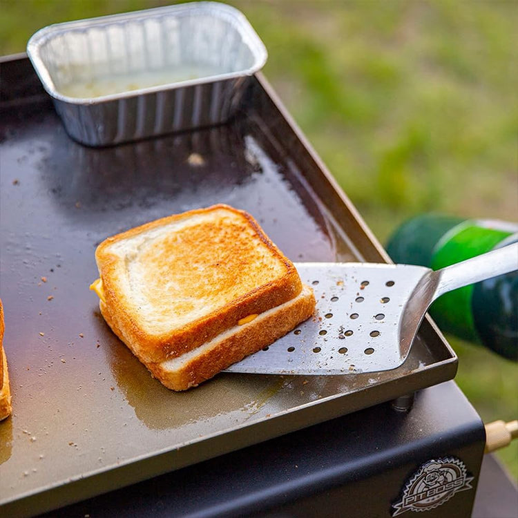 2 Burner Propane Gas Portable Tabletop Griddle Grill with Soft Cover