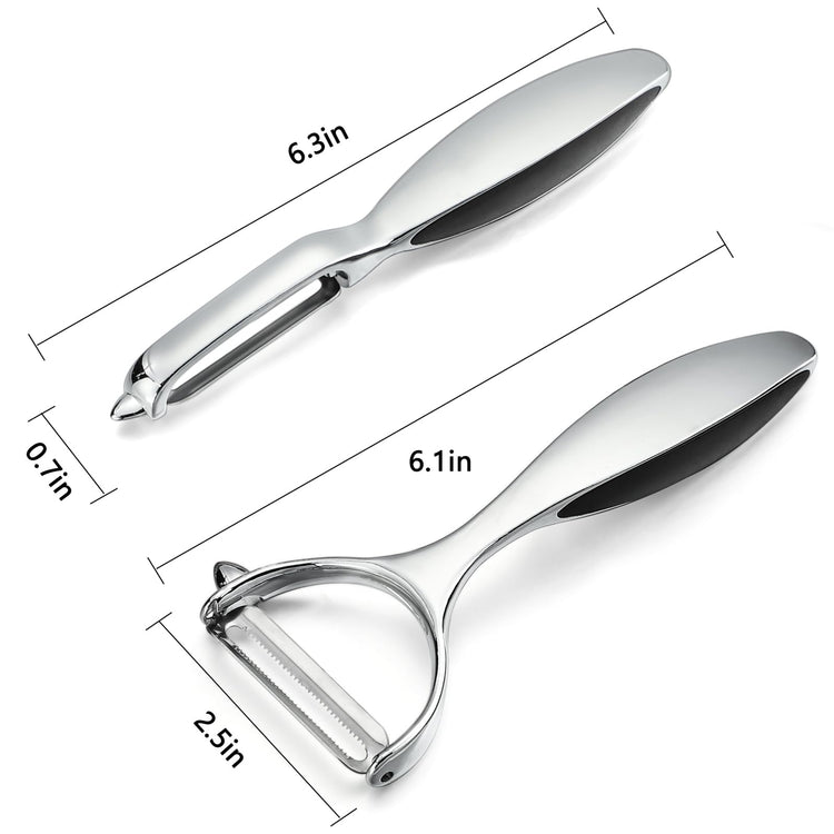 Vegetable Peeler Stainless Steel Potato Peelers Y (2 Count)