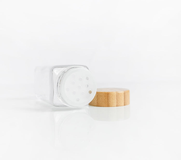 Glass Spice Jars with Label (24 Count)