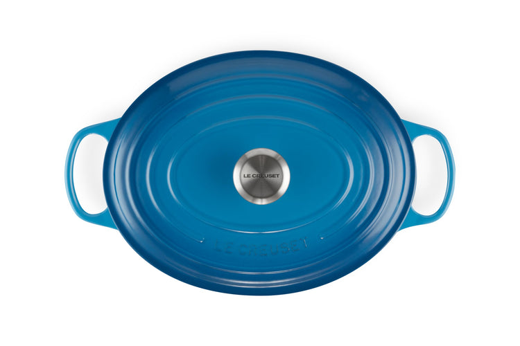 Enameled Cast Iron Oval Dutch Oven