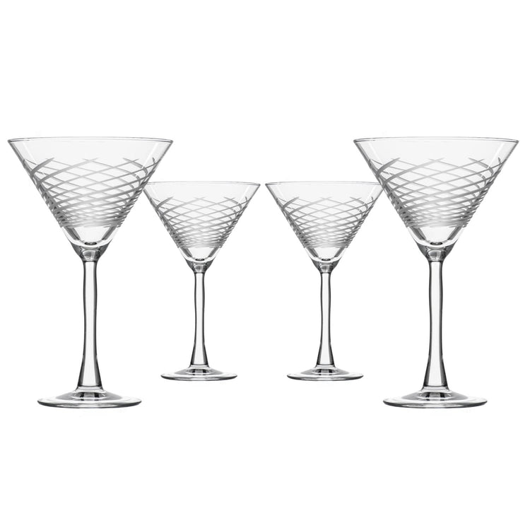 Cyclone 10 Ounce Martini Glasses (4 Count)
