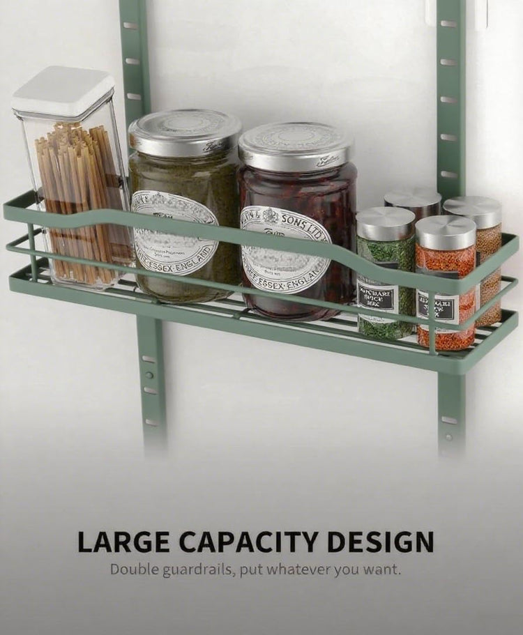 Sage Green 9 Tier Over The Door Pantry Organizer