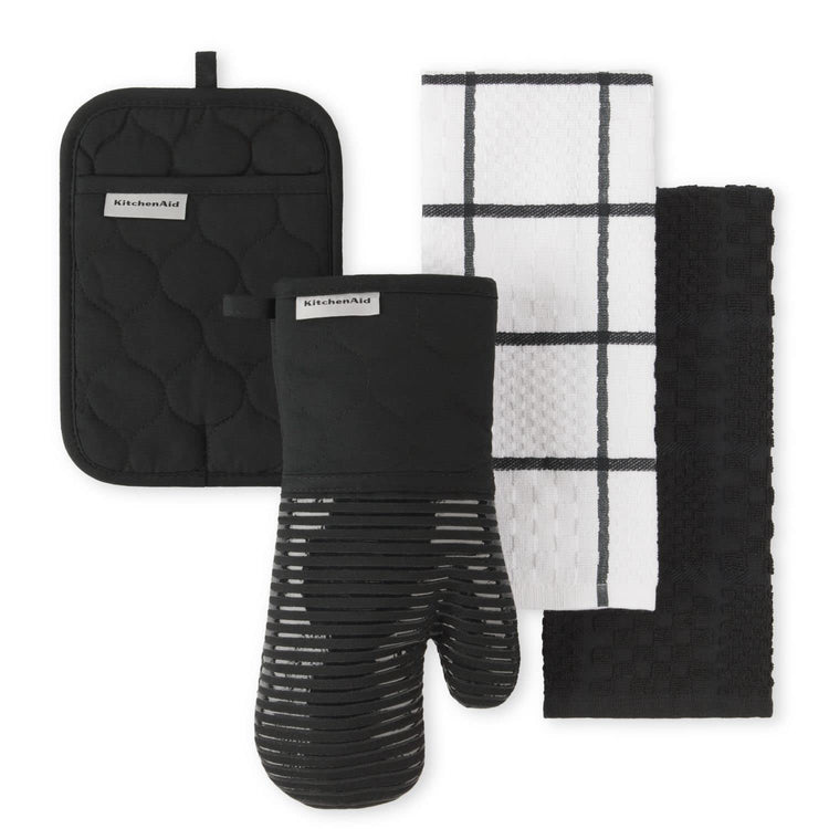 Quilted Cotton Terry Cloth Oven Mitt