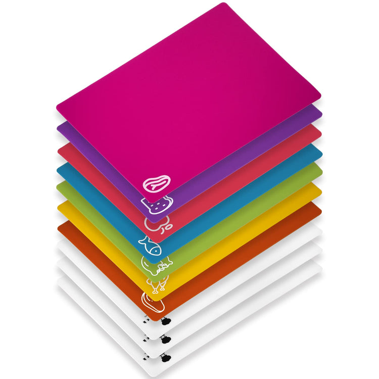 10 Pieces Flexible Cutting Boards (10 Count)