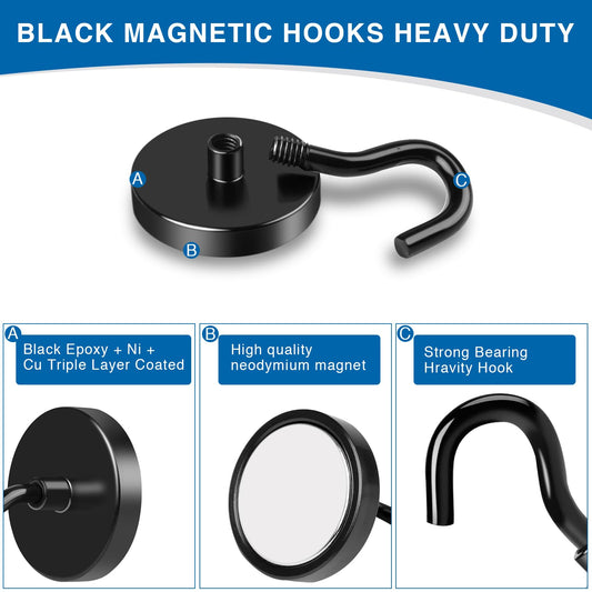Magnetic Hooks (12 Count)