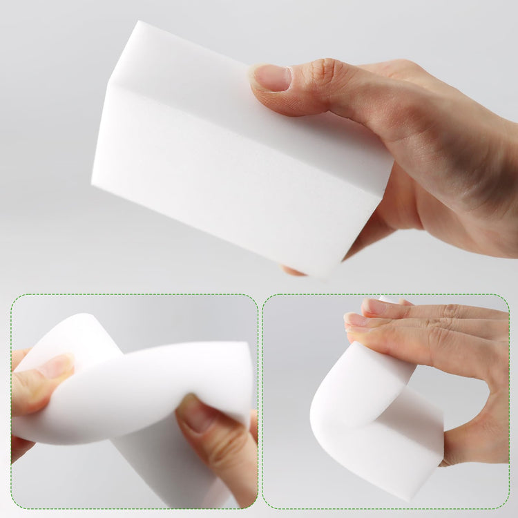 52 Pack 2X Density Melamine Sponge Bulk Magic Cleaning Eraser Pads Multiuse (52 Count)