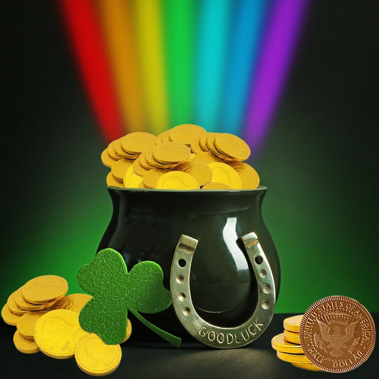 Gold Half Dollar Milk Chocolate Coins Gelt (16 Ounce)